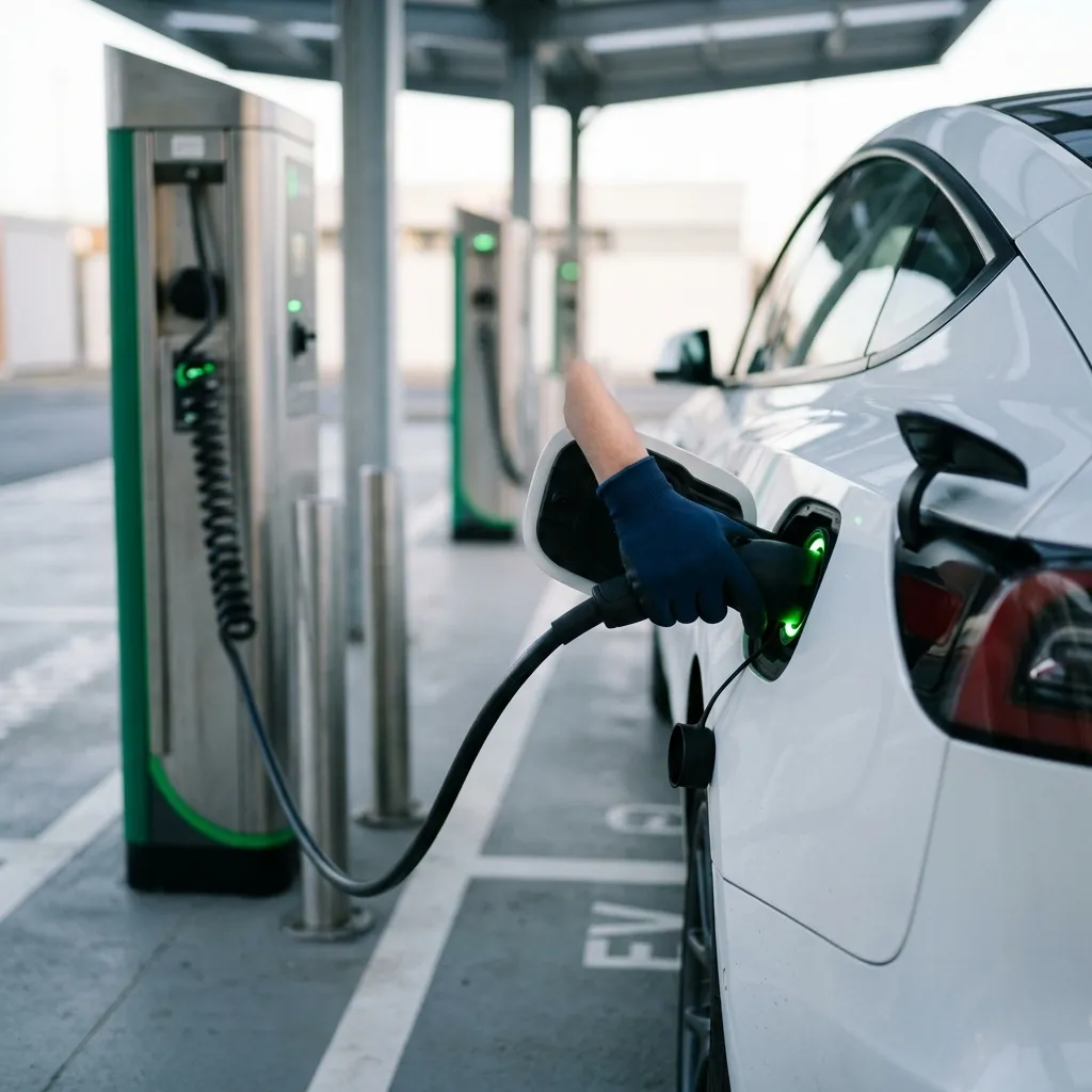 EV maintenance and charging bay